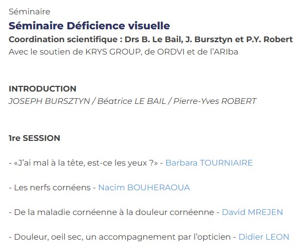 Douleur oeil sec un accompagnement par lopticien Didier LEON